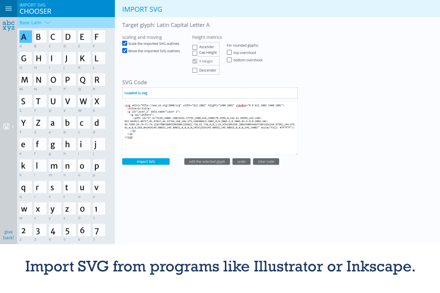 Import SVG
